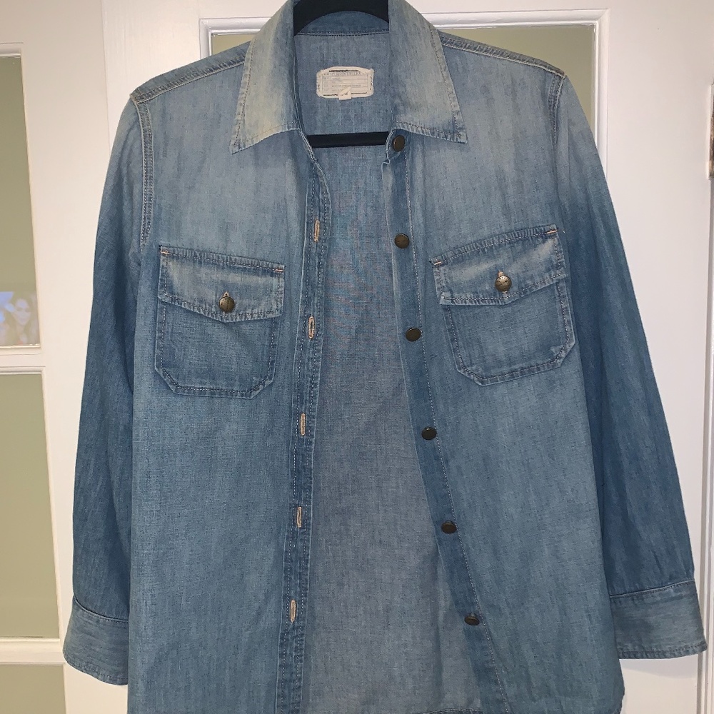 Current Elliot Denim Button Up